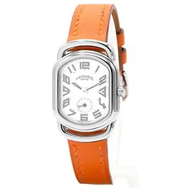 Orologio Hermès, modello Rallye RA2.210 (PM / modello piccolo) per donne. Argento