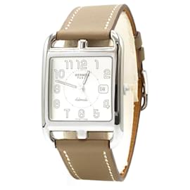 Montre "Cape Cod" par Hermès. Argenté