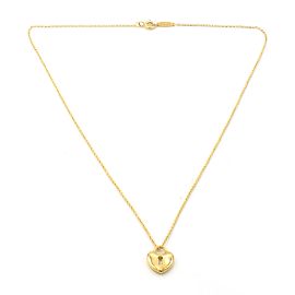Collana Tiffany & Co Lucchetto a Cuore in Oro Giallo 18k D'oro
