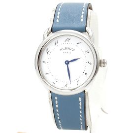 Relógio Arceau da Hermès (modelo AR5.210). Prata