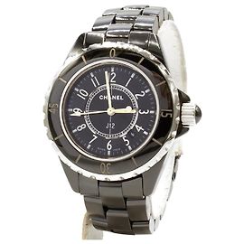 Chanel J12 black ceramic watch Black