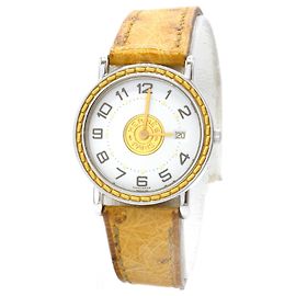 Relógio Sellier da Hermès Dourado