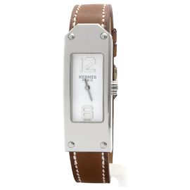 Relógio Hermès modelo Kelly II. Prata