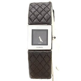 Relógio Chanel Matelassé. Preto