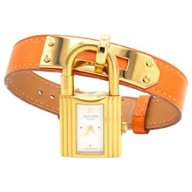 Montre Kelly d'Hermès. Doré