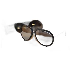 Autre Marque Porsche Design P 8613 sunglasses titanium black Black