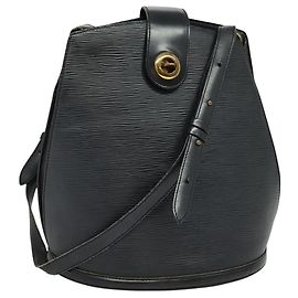 LOUIS VUITTON Sac à épaule Epi Cluny Noir M52252 LV Auth 128080 Noir