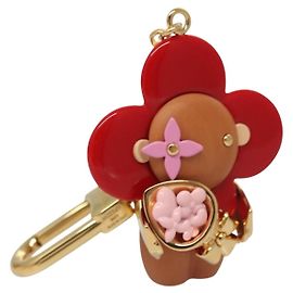 LOUIS VUITTON Monogram Vivienne Amour Charm Red M02349 LV Auth 127325M Red