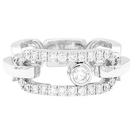 Messika Ring, "Move Link", white gold, diamonds. Other