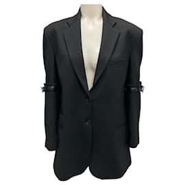 Coperni Black Hybrid Oversized Tailored Jacket Black