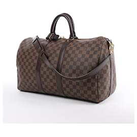 Louis Vuitton-Louis Vuitton Damier Keepall Bandoulière 45 Travel Bag-Brown
