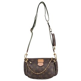 Crossbody-Tasche Multi Pochette Accessoires Monogram Louis Vuitton Braun
