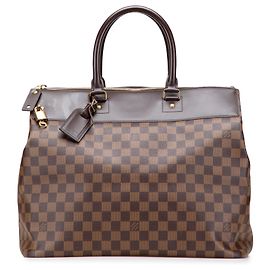 Louis Vuitton Marrom Damier Ebene Greenwich PM Marrom