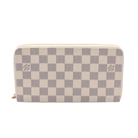 Louis Vuitton-Louis Vuitton Zippy Organizer Round Long Wallet-White
