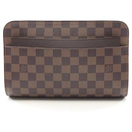 Louis Vuitton-Louis Vuitton Saint Clutch Bag-Brown