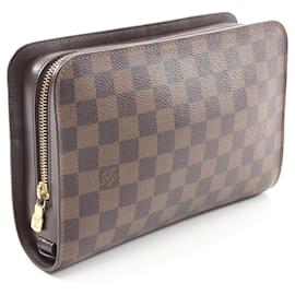 Louis Vuitton-Louis Vuitton Saint Clutch Bag-Brown