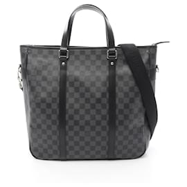 Louis Vuitton-Louis Vuitton Tadao Tote Bag-Black