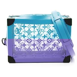 Louis Vuitton-Louis Vuitton Soft Trunk Shoulder Bag-Blue,Turquoise
