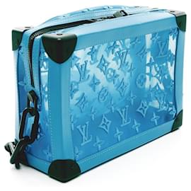 Louis Vuitton-Louis Vuitton Soft Trunk Shoulder Bag-Blue,Turquoise