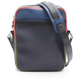 Louis Vuitton-Louis Vuitton Danube PM Shoulder Bag-Black,Blue