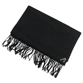 Sciarpa Triangolare Prada in Nero Nero