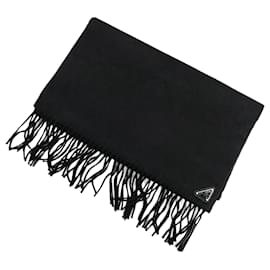 Bufanda Triangular Prada en Negro Negro