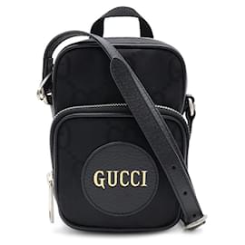 Gucci-Gucci Nylon Canvas Off The Grid Shoulder Bag 643882-Black