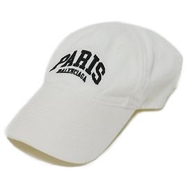 Baseballcap mit Paris-Logo von Balenciaga Weiß