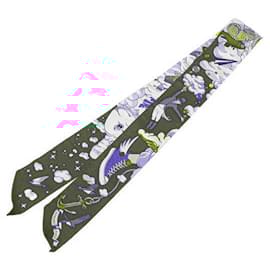 Hermès-Hermes SUR MON NUAGE Silk Scarf-Red,Other