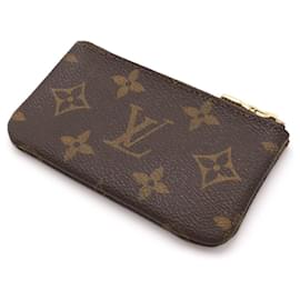 Louis Vuitton-Louis Vuitton Monogram Pochette Clé Coin Purse M62650-Brown