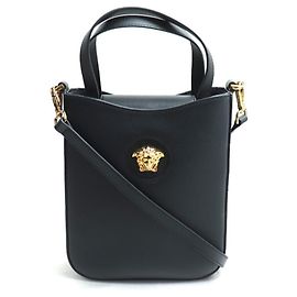 Borsa quadrata Medusa di Versace Nero