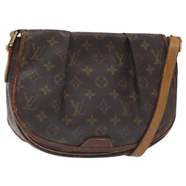 LOUIS VUITTON Bolsa de Ombro Monogram Menilmontan PM M40474 LV Auth 128747 Monograma