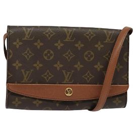 LOUIS VUITTON Bolsa de Ombro Monogram Bordeaux 24 M51798 LV Auth ep9509 Monograma
