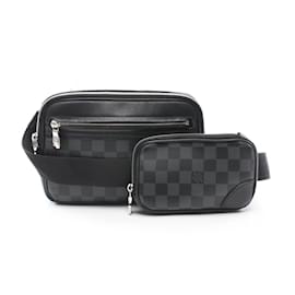 Louis Vuitton-Louis Vuitton Scott Messenger Shoulder Bag-Black