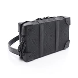Louis Vuitton-Louis Vuitton Soft Trunk Wallet Shoulder Bag-Black,Monogram