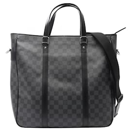 Louis Vuitton-Louis Vuitton Tadao Tote Bag-Black
