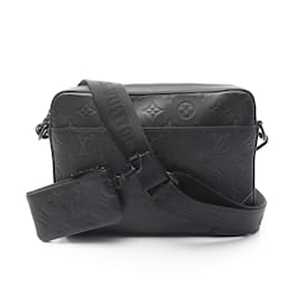 Louis Vuitton-Louis Vuitton Duo Messenger Shoulder Bag-Black
