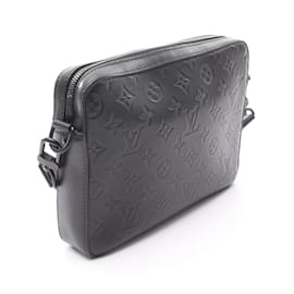 Louis Vuitton-Louis Vuitton Duo Messenger Shoulder Bag-Black
