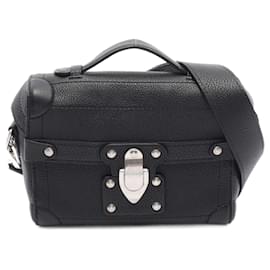 Louis Vuitton-Louis Vuitton Seoul Trunk Shoulder Bag-Black