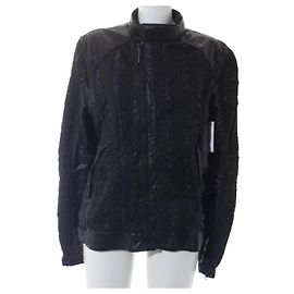 Roberto Cavalli Men Windbreaker Black Black