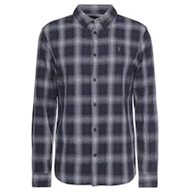 Camisa estampada All Saints Gris Azul oscuro