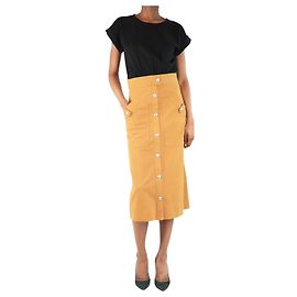 Veronica Beard Abito midi Larsen nero e marrone - taglia XS Marrone