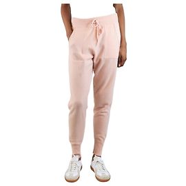 Eres Pink wool-blend knit trousers - size M Pink