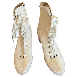 Forte Forte Ankle Boots Eggshell