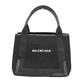 Balenciaga-Balenciaga Navy Cabas S Handbag-Black