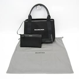Balenciaga-Balenciaga Navy Cabas S Handbag-Black