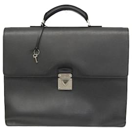 Louis Vuitton-Louis Vuitton Taiga Serviette Robusto Briefcase-Grey