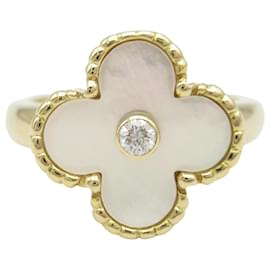 Van Cleef & Arpels-Bague Vintage Alhambra de Van Cleef & Arpels-Jaune