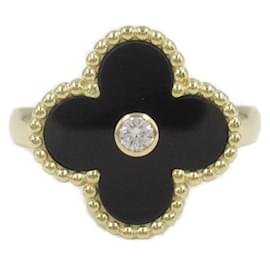 Van Cleef & Arpels-Bague Vintage Alhambra Van Cleef & Arpels-Doré,Autre
