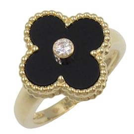 Van Cleef & Arpels-Bague Vintage Alhambra Van Cleef & Arpels-Doré,Autre